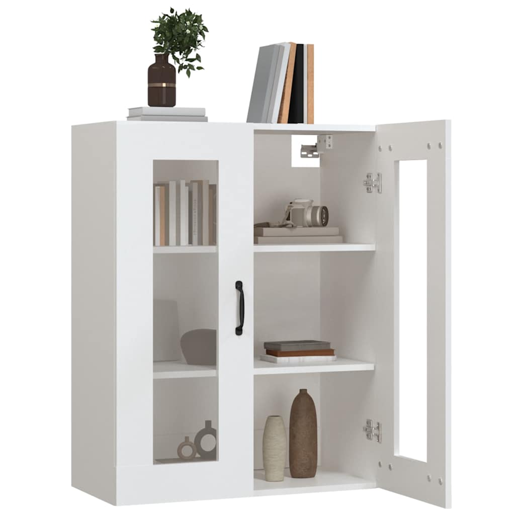 Hanging Wall Cabinet White 69,5x34x90 cm