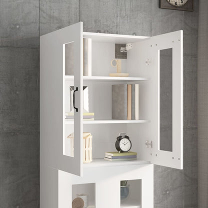 Hanging Wall Cabinet White 69,5x34x90 cm