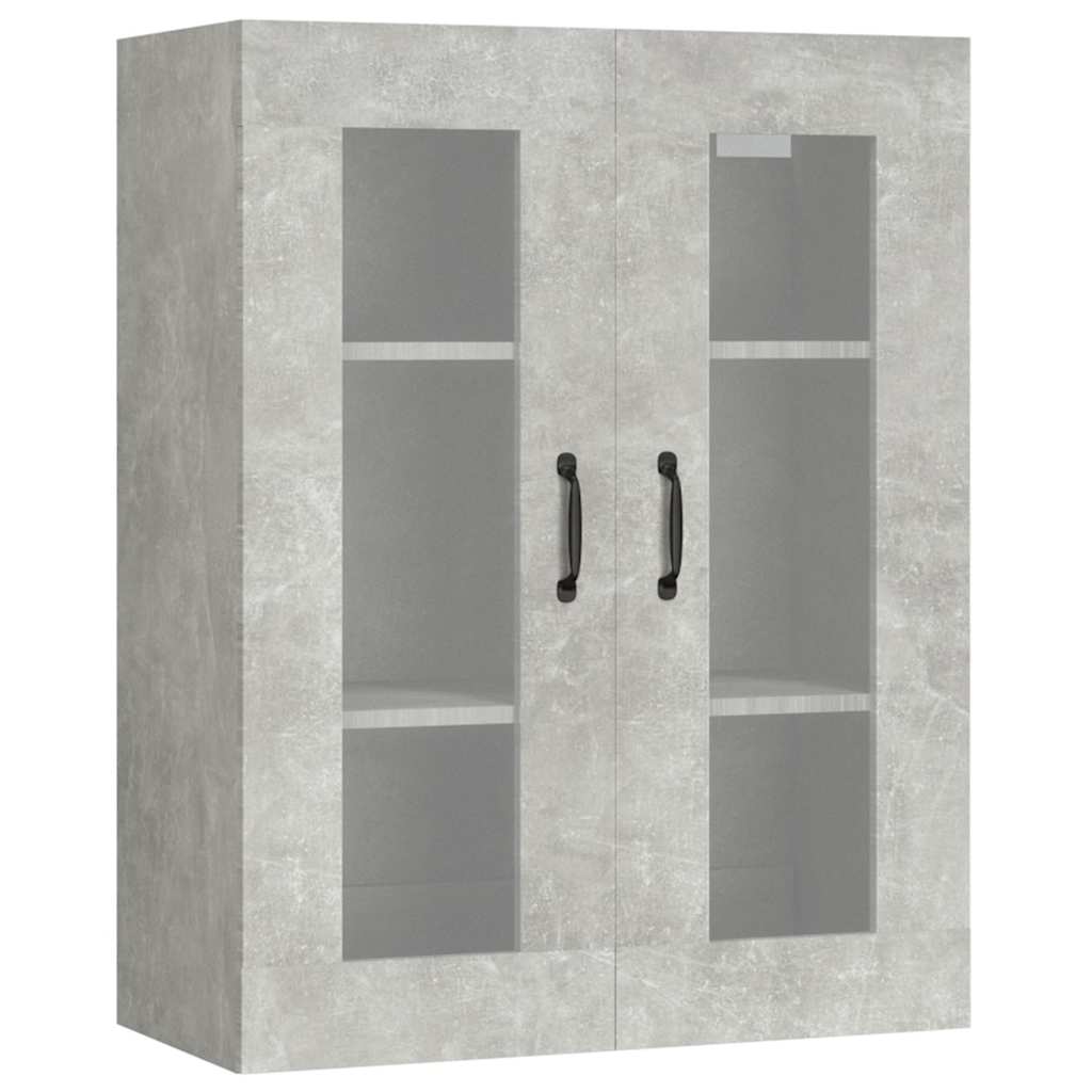Hanging Wall Cabinet Concrete Grey 69.5x34x90 cm