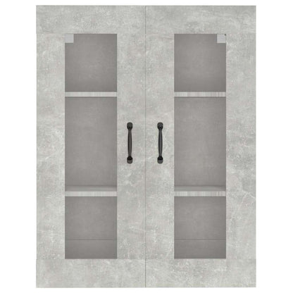 Hanging Wall Cabinet Concrete Grey 69.5x34x90 cm