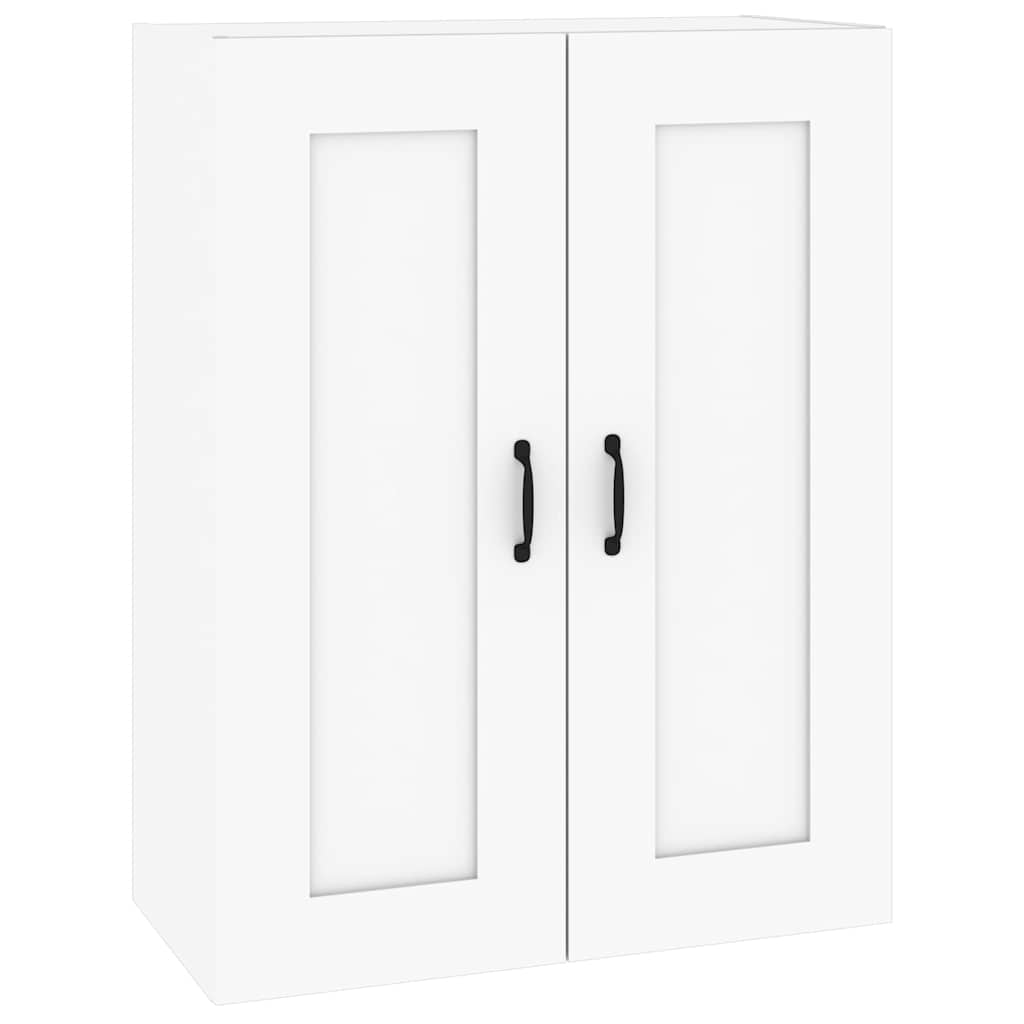 Hanging Wall Cabinet White 69,5x32,5x90 cm