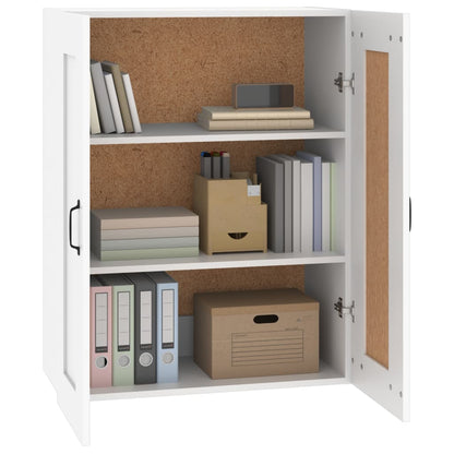 Hanging Wall Cabinet White 69.5x32.5x90 cm
