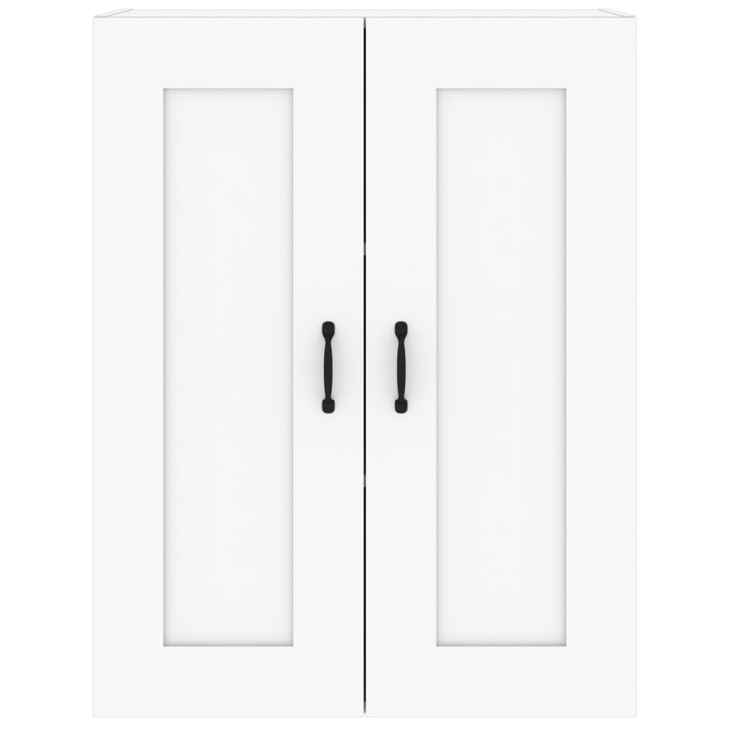 Hanging Wall Cabinet White 69.5x32.5x90 cm