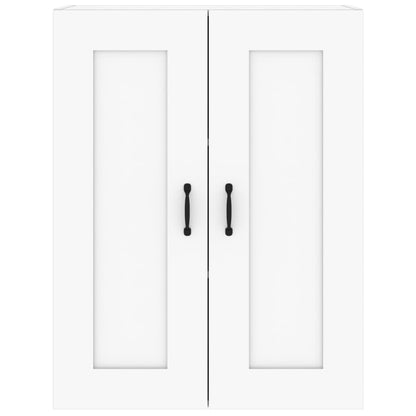 Hanging Wall Cabinet White 69.5x32.5x90 cm