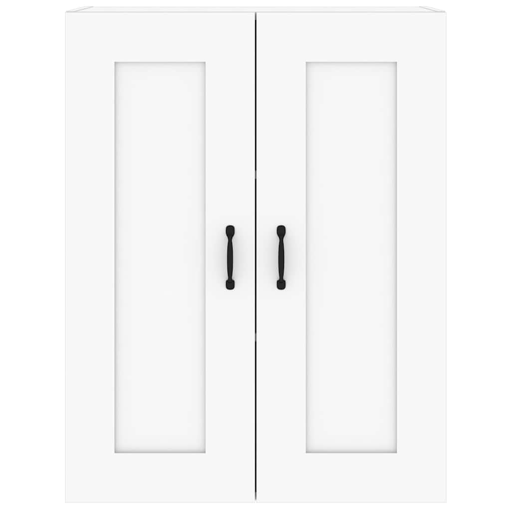 Hanging Wall Cabinet White 69,5x32,5x90 cm