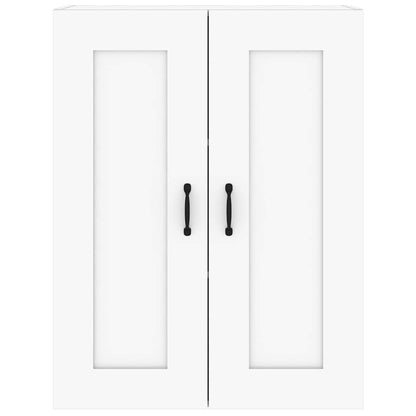 Hanging Wall Cabinet White 69,5x32,5x90 cm