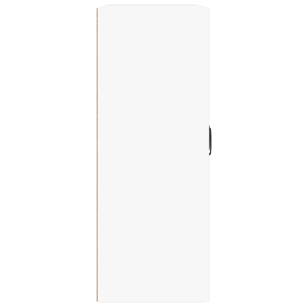 Hanging Wall Cabinet White 69.5x32.5x90 cm