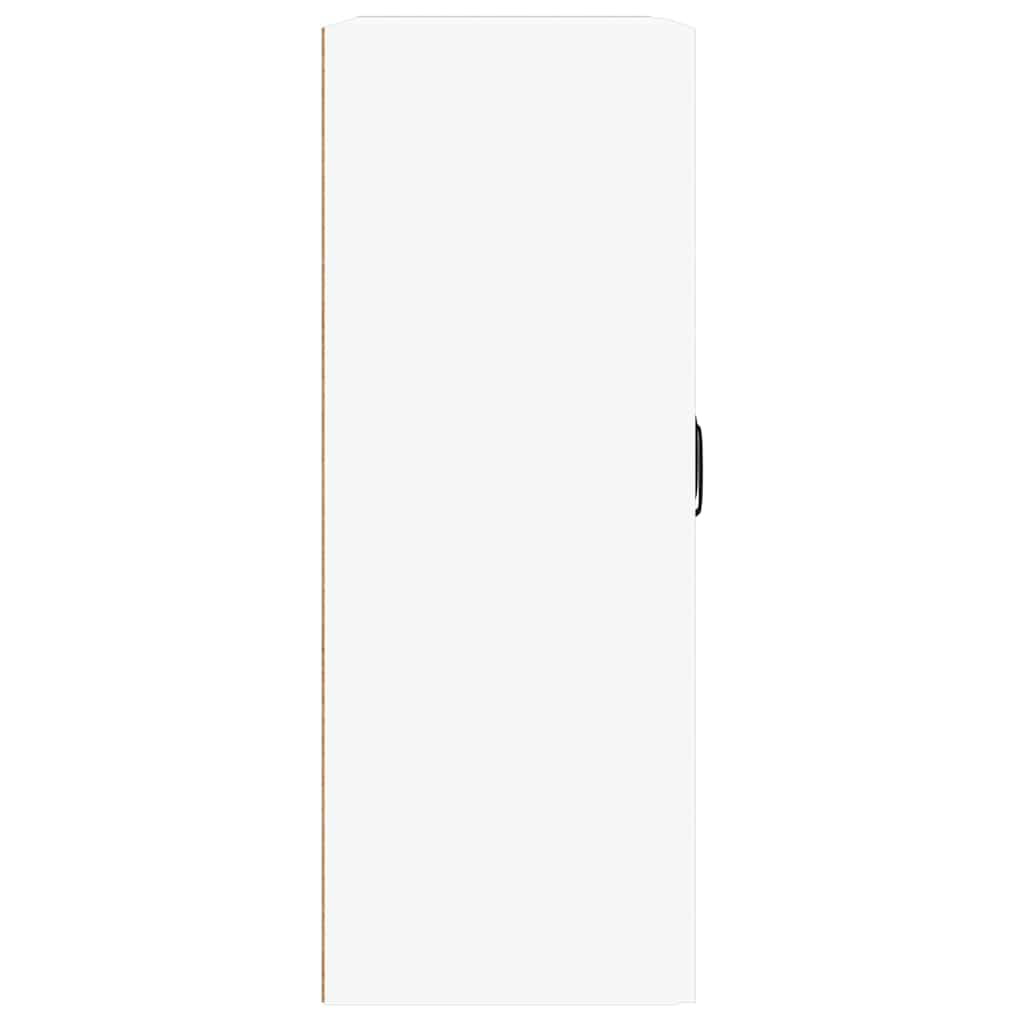Hanging Wall Cabinet White 69,5x32,5x90 cm