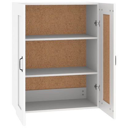 Hanging Wall Cabinet White 69.5x32.5x90 cm