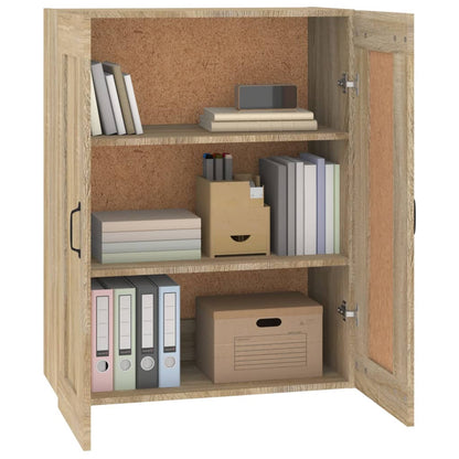 Hanging Wall Cabinet Sonoma Oak 69.5x32.5x90 cm