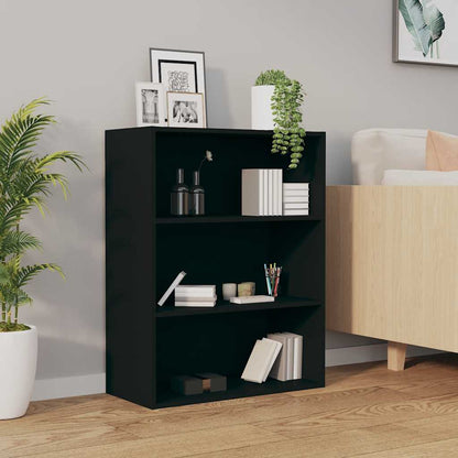 Hanging Wall Cabinet | Black | Engineered Wood | Rectangular | Minimalist