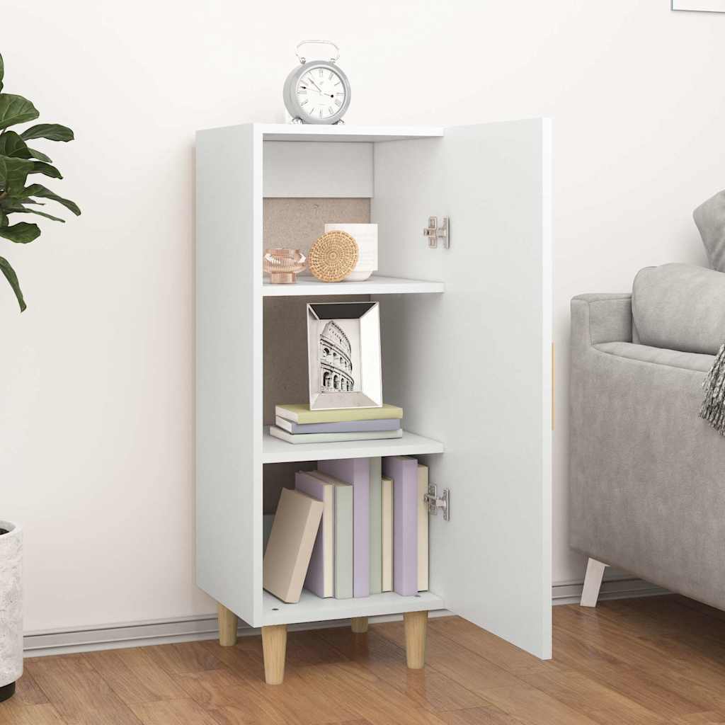 812321 vidaXL Sideboard White 34,5x34x90 cm Engineered Wood