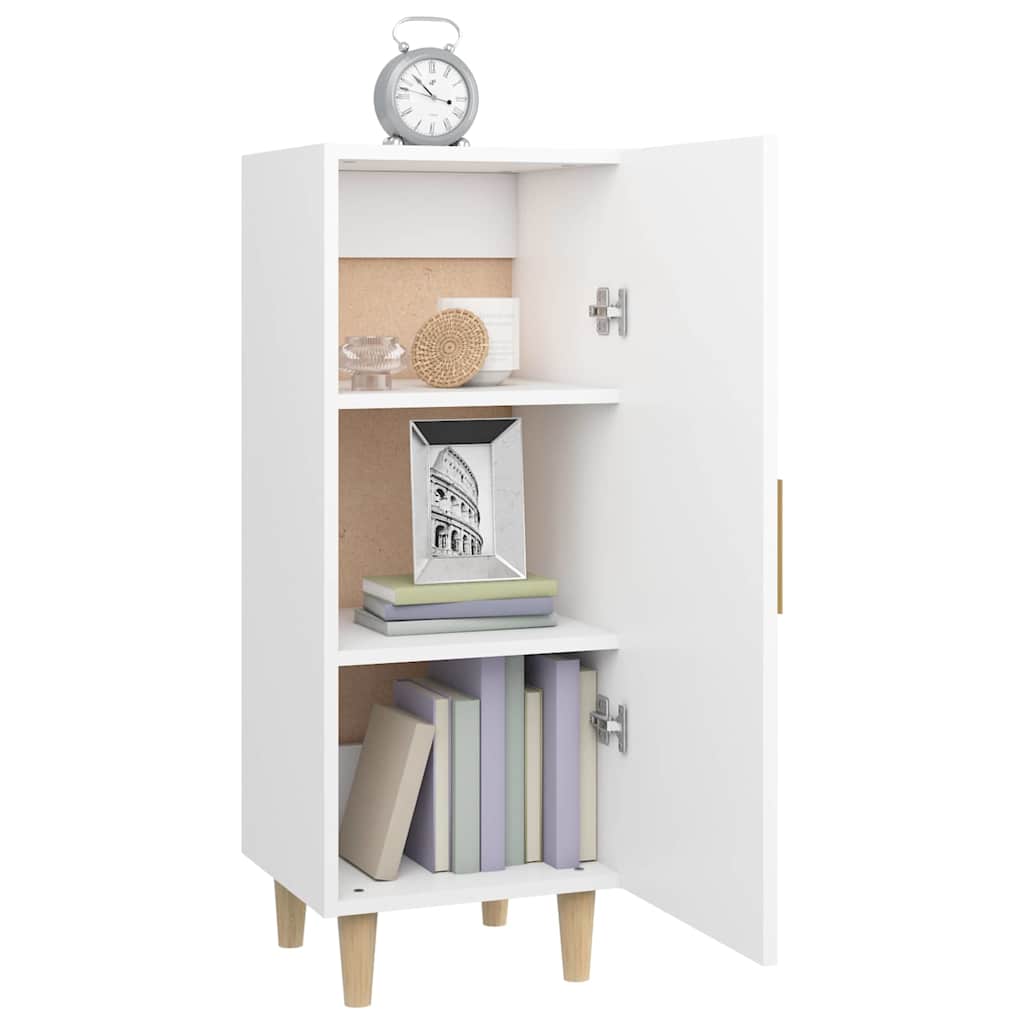 812321 vidaXL Sideboard White 34,5x34x90 cm Engineered Wood
