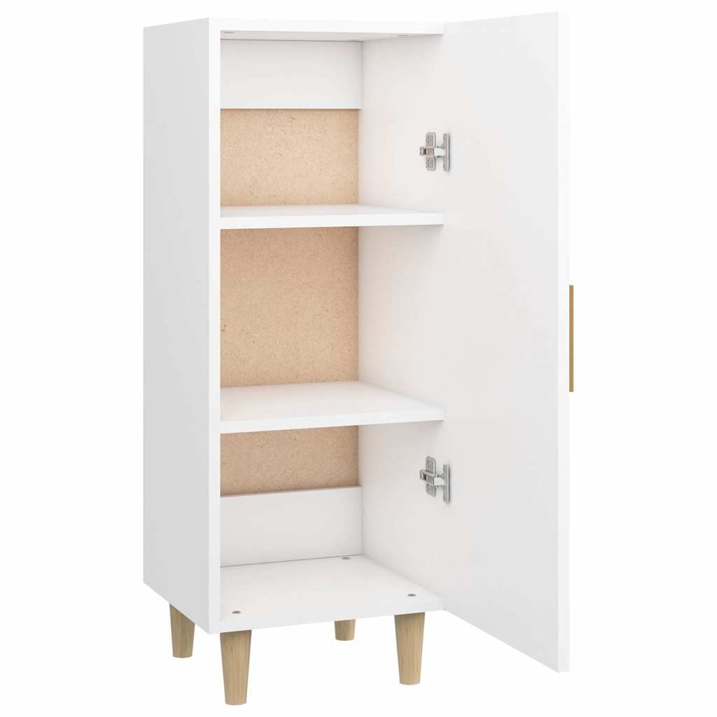812321 vidaXL Sideboard White 34,5x34x90 cm Engineered Wood