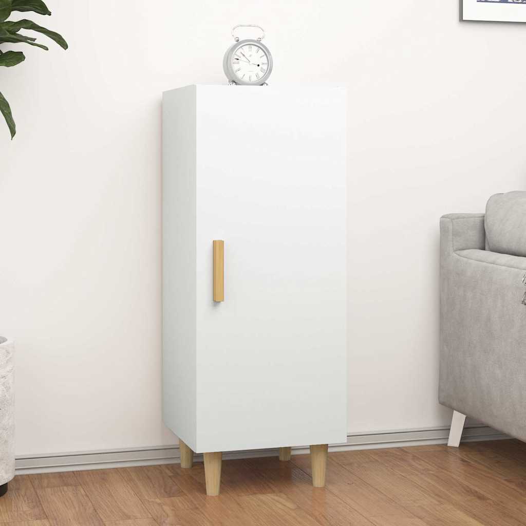 812321 vidaXL Sideboard White 34,5x34x90 cm Engineered Wood