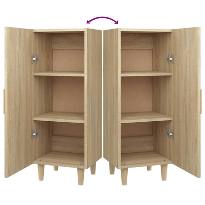 Sideboard Sonoma Oak 34.5x34x90 cm Engineered Wood