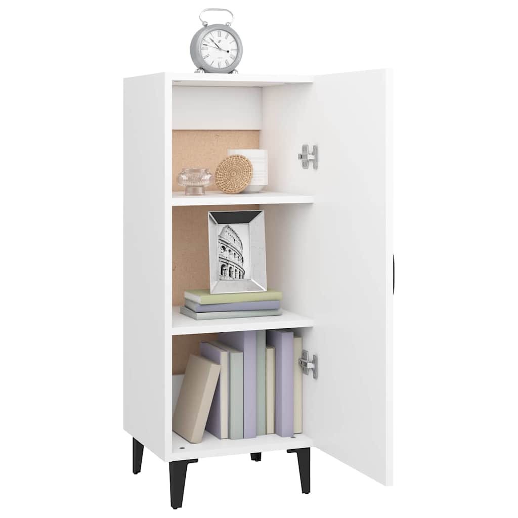 812330 vidaXL Sideboard White 34,5x34x90 cm Engineered Wood