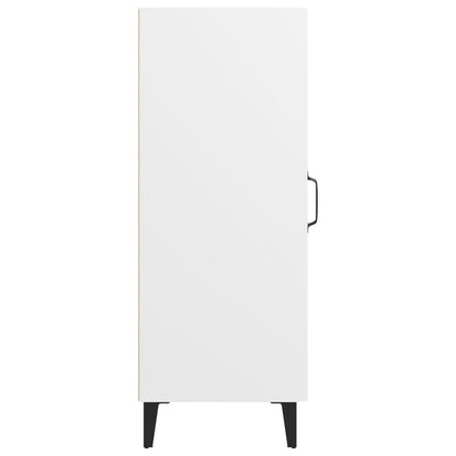 Sideboard White 34.5x34x90 cm Engineered Wood