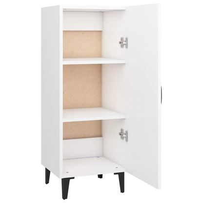 Sideboard White 34.5x34x90 cm Engineered Wood
