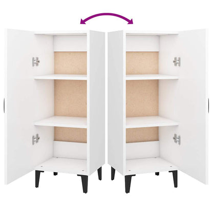 812330 vidaXL Sideboard White 34,5x34x90 cm Engineered Wood