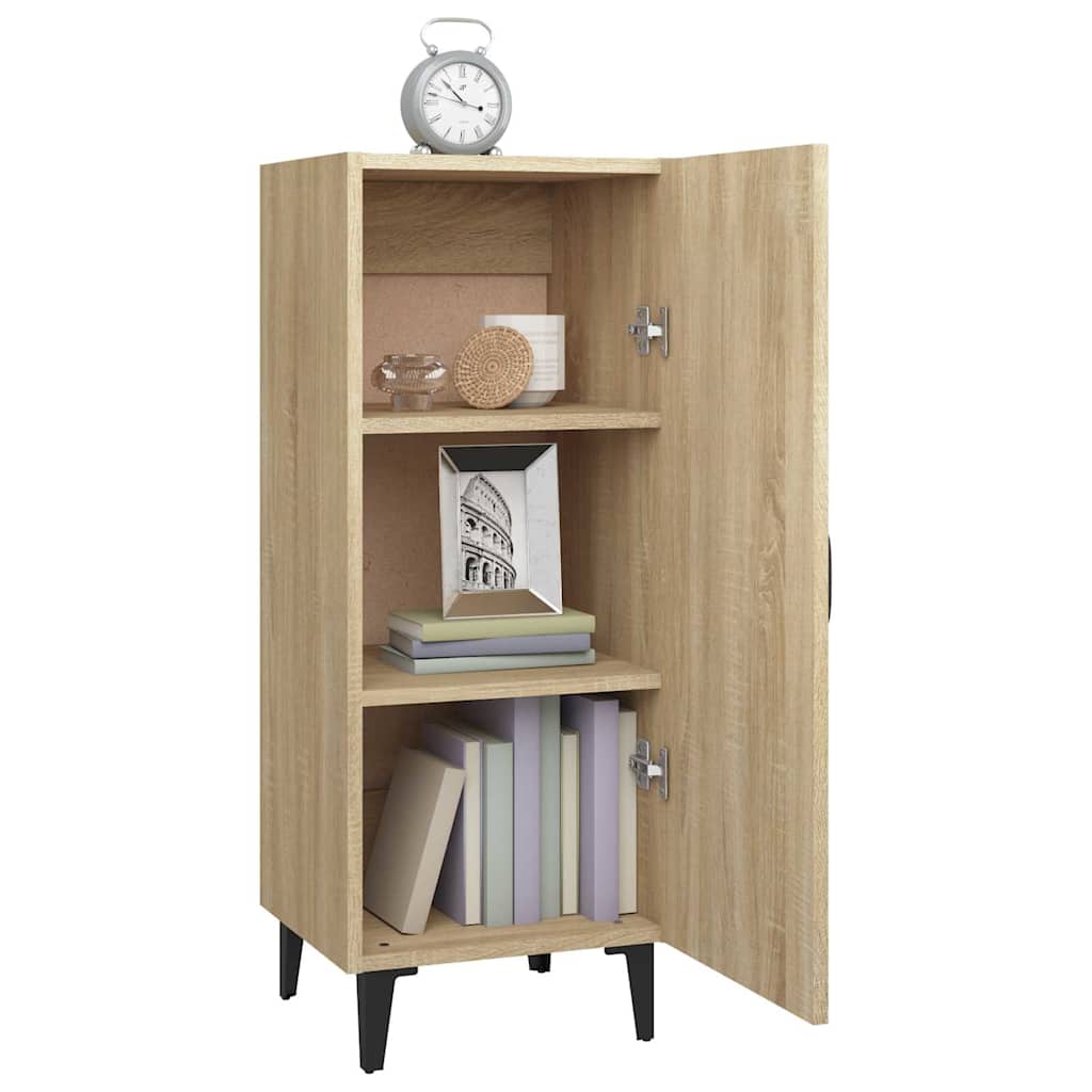812333 vidaXL Sideboard Sonoma Oak 34,5x34x90 cm Engineered Wood