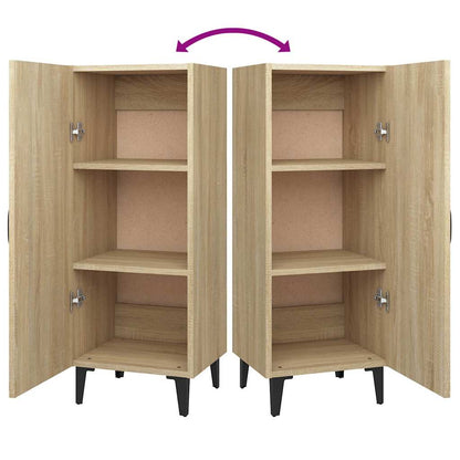 812333 vidaXL Sideboard Sonoma Oak 34,5x34x90 cm Engineered Wood