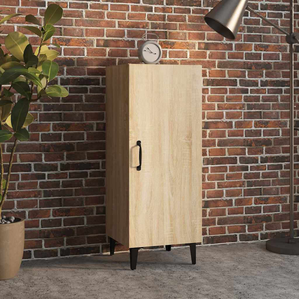 812333 vidaXL Sideboard Sonoma Oak 34,5x34x90 cm Engineered Wood