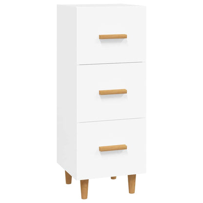 Sideboard White 34,5x34x90 cm Engineered Wood