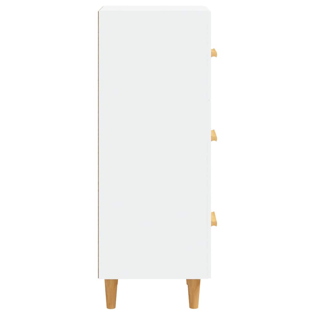Sideboard White 34,5x34x90 cm Engineered Wood