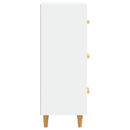 Sideboard White 34,5x34x90 cm Engineered Wood