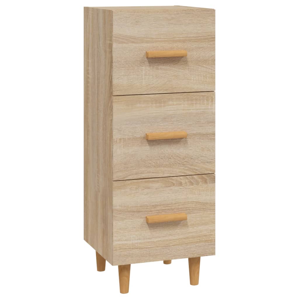 Sideboard Sonoma Oak 34.5x34x90 cm Engineered Wood