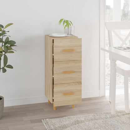 Sideboard Sonoma Oak 34.5x34x90 cm Engineered Wood