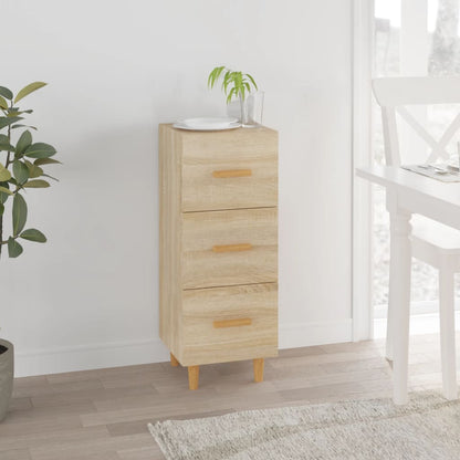 Sideboard Sonoma Oak 34.5x34x90 cm Engineered Wood