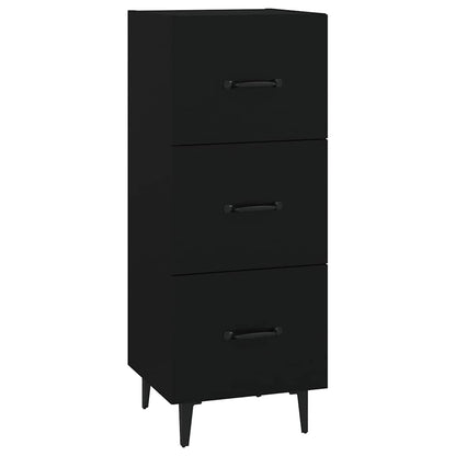 Sideboard Black 34,5x34x90 cm Engineered Wood