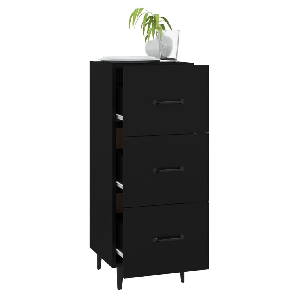 Sideboard | Black | Engineered wood | Medium | Sideboard | Rectangular