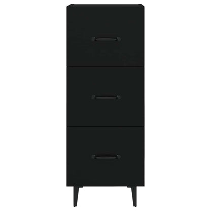 Sideboard Black 34,5x34x90 cm Engineered Wood