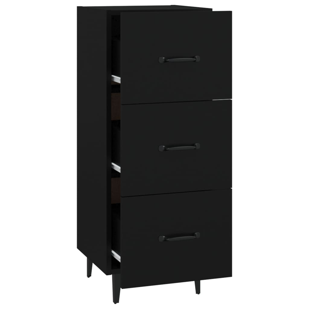 Sideboard | Black | Engineered wood | Medium | Sideboard | Rectangular