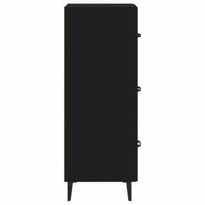 Sideboard Black 34,5x34x90 cm Engineered Wood