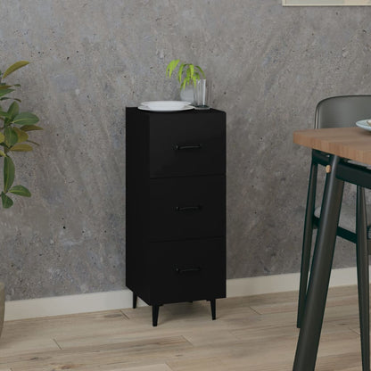 Sideboard | Black | Engineered wood | Medium | Sideboard | Rectangular