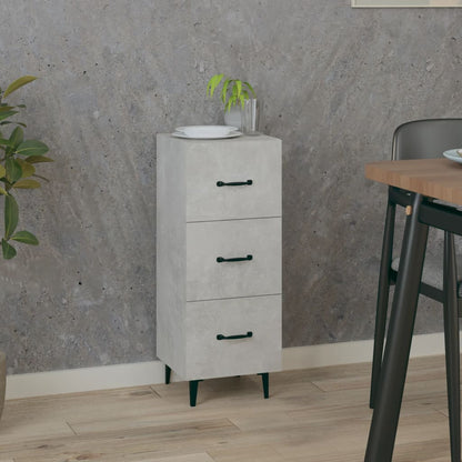 Sideboard Concrete Grey 34.5x34x90 cm Engineered Wood