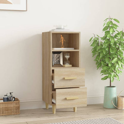 Sideboard Sonoma Oak 34.5x34x90 cm Engineered Wood