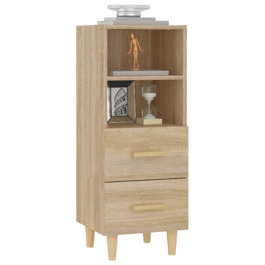 Sideboard Sonoma Oak 34.5x34x90 cm Engineered Wood