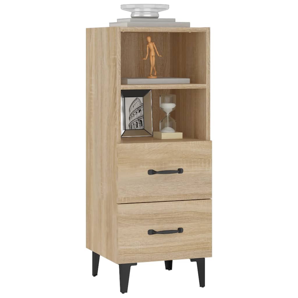 Sideboard Sonoma Oak 34.5x34x90 cm Engineered Wood