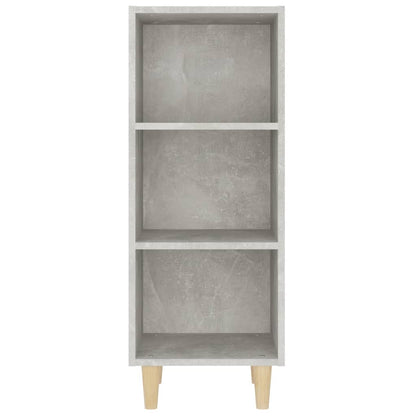Sideboard Concrete Grey 34.5x32.5x90 cm Engineered Wood