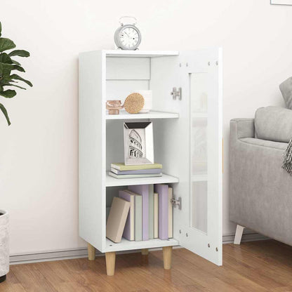 Sideboard White 34,5x34x90 cm Engineered Wood