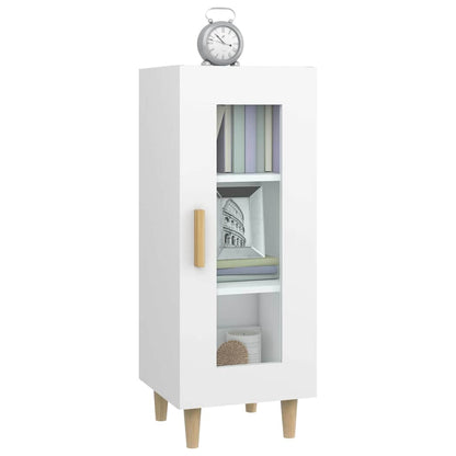 Sideboard White 34,5x34x90 cm Engineered Wood