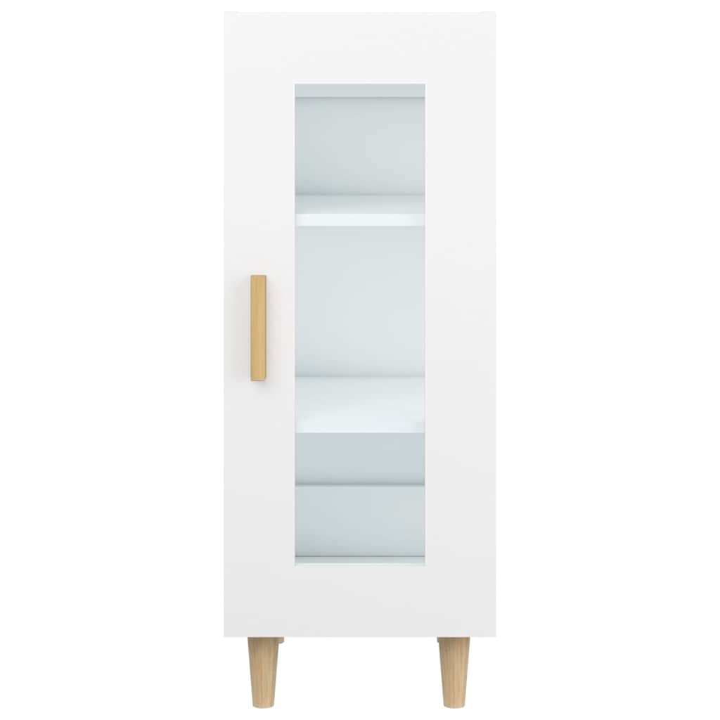 Sideboard White 34,5x34x90 cm Engineered Wood