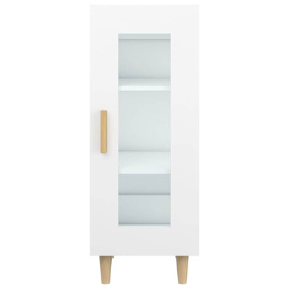 Sideboard White 34,5x34x90 cm Engineered Wood