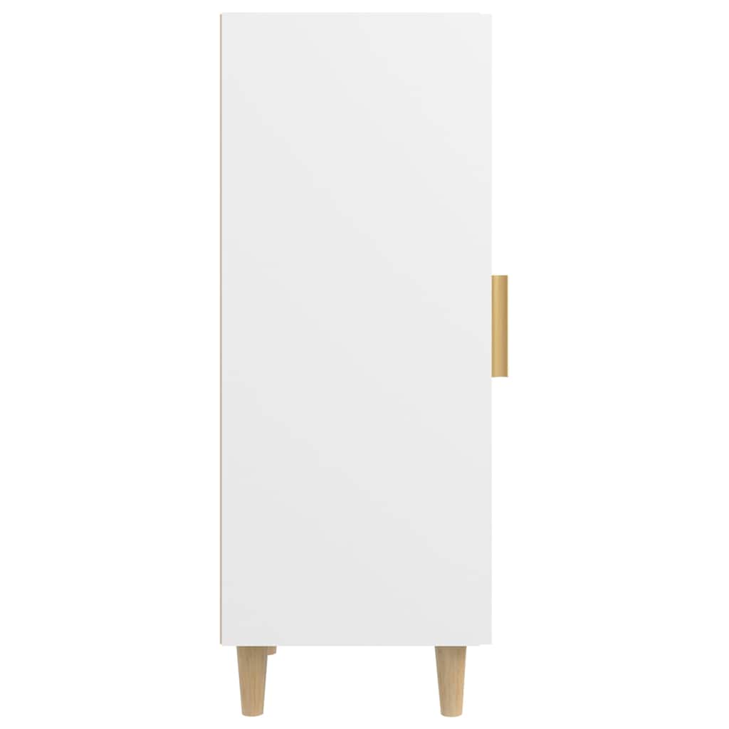 Sideboard White 34,5x34x90 cm Engineered Wood