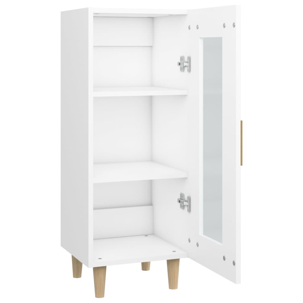 Sideboard White 34.5x34x90 cm Engineered Wood
